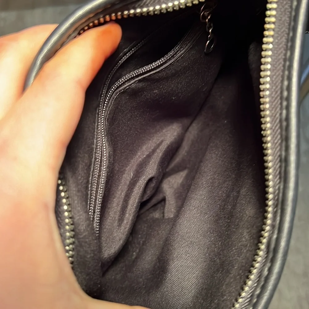 Coach Black and Gray Crossbody Bag